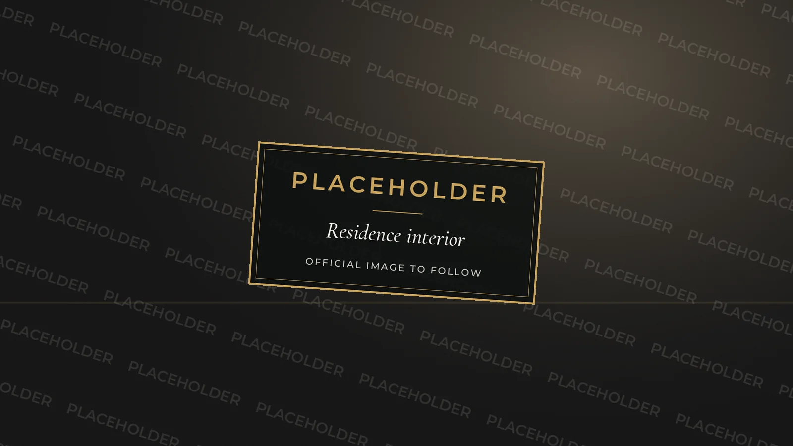 Placeholder image: residence interior (official developer image to follow)